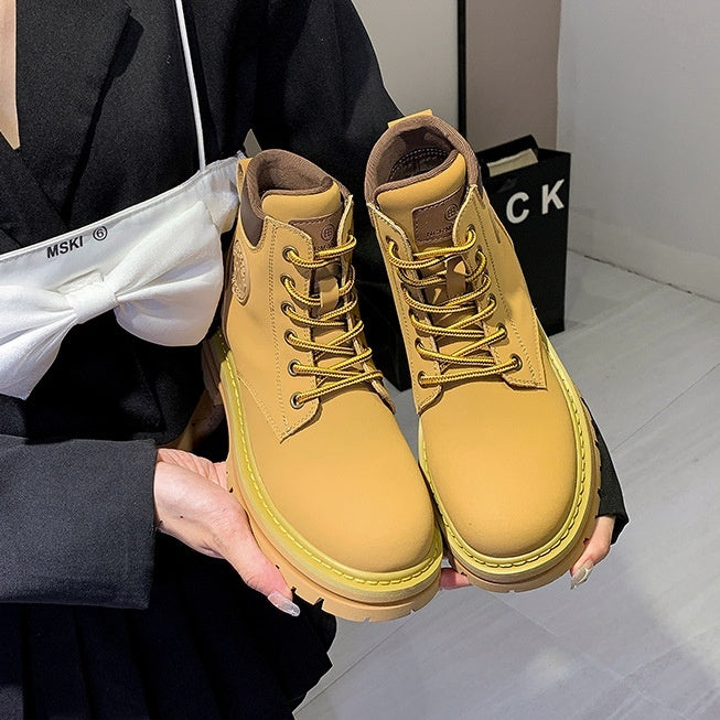 Women’s Genuine Leather Martin Boots