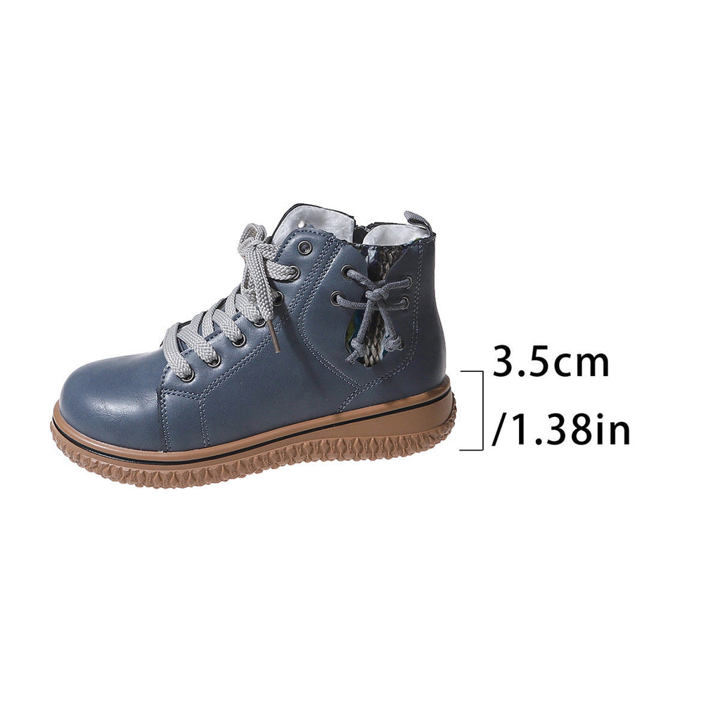 FitiqueFit Women’s Flat Heel Martin Boots