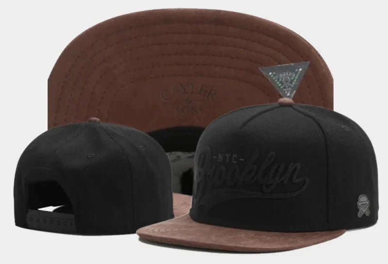 Skull Hand Snapback Hat – Flat Bill Adjustable Baseball Cap