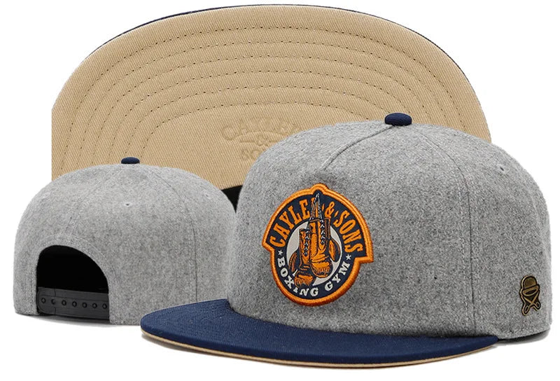 Classic Snapback Hat – Flat Bill Adjustable Baseball Cap